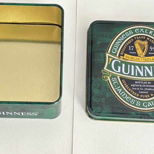 Collectible metal Guinness box new