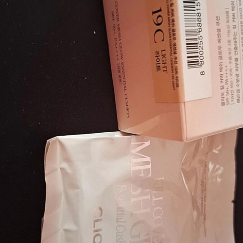 Clio Kill Cover Mesh Glow Essential Cushion Refill 19C Light New