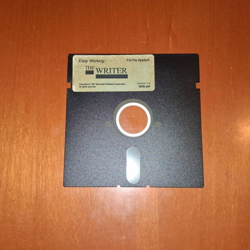 5.25 Inch Floppy Disk The Writer for Apple 1987 used