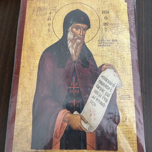 Religious icon of Saint Gerasimos like new