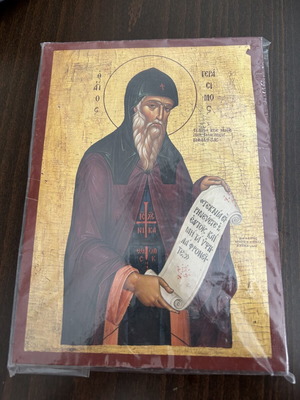 Religious icon of Saint Gerasimos like new