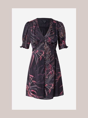 AllSaints Floral mini dress like new, size 38, 100% viscose