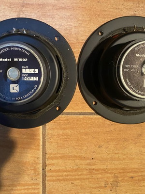 Celestion midrange M1502 pair used