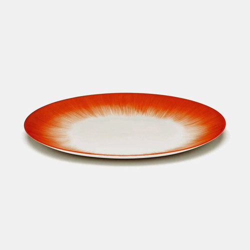 Set of 2 porcelain plates 28 cm Demeulemeester by Serax in luxury box