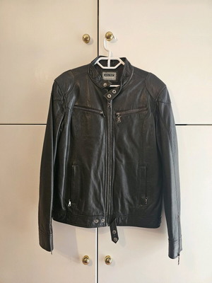 Aviatrix leather jacket used, brown, size S/M