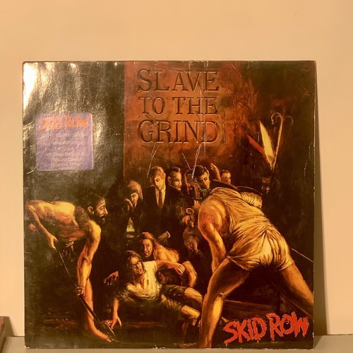 Skid Row Slave to the Grind vinyl LP used, original 1991 EU pressing