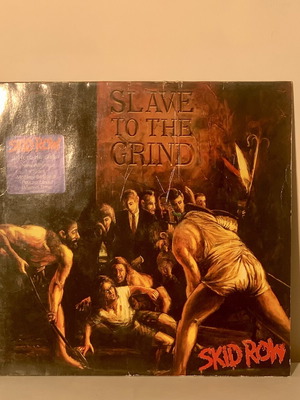 Skid Row Slave to the Grind vinyl LP used, original 1991 EU pressing