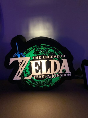 Zelda lightbox σαν καινούργιο, 24x20cm, USB τροφοδοσία