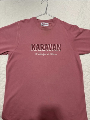Karavan oversized T-shirt, pink, size L