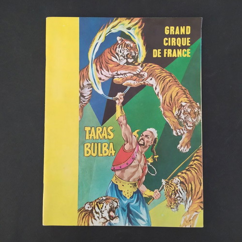 Grand French Circus 1970 Show Program like new