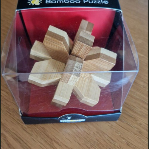 Fridolin IQ puzzle Crystal 3D bamboo puzzle