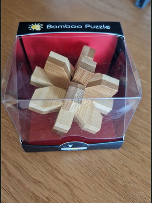 Fridolin IQ puzzle Crystal 3D bamboo puzzle