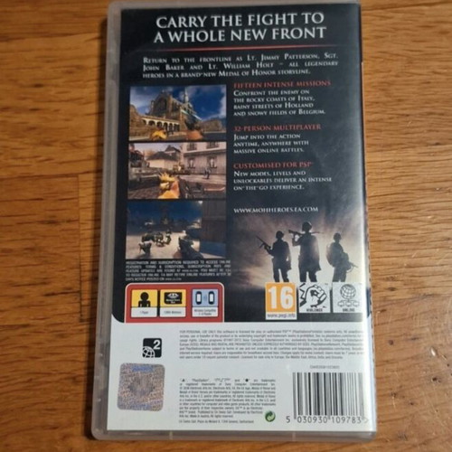 Medal of Honor Heroes PSP game