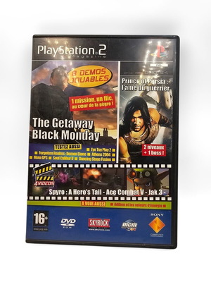 PS2 demo disc with 8 French games