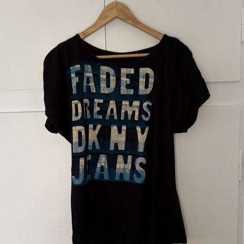 DKNY Women's blouse used, size S, black and blue