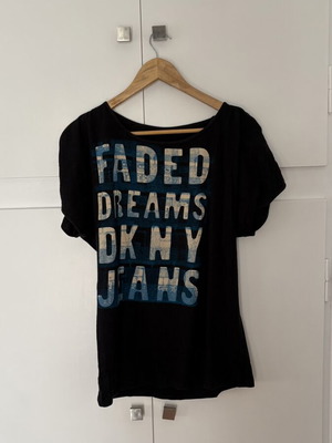 DKNY Women's blouse used, size S, black and blue