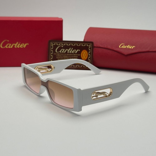 Cartier Panther Edition rectangular sunglasses new, black and white