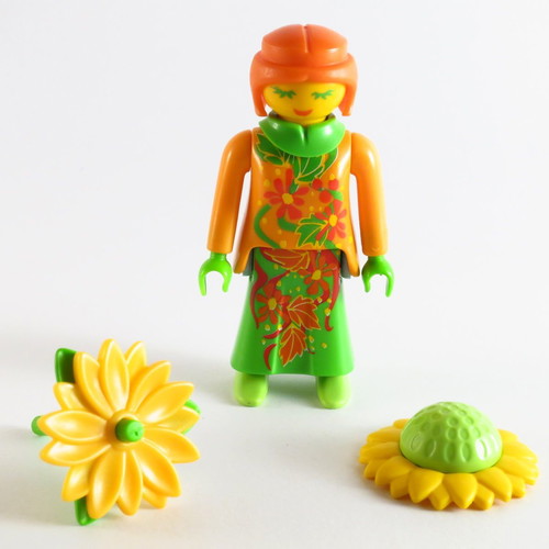 Playmobil figure girl with sunflower series 11 9147 new