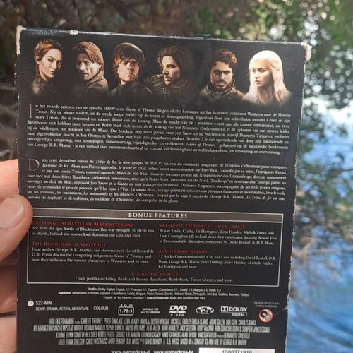 Game of Thrones Σεζόν 2 DVD συλλεκτικό, αγγλικοί υπότιτλοι