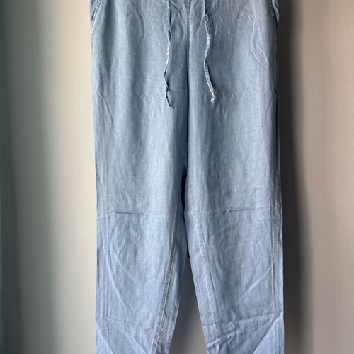 Mango pants like new, blue, straight fit, size S