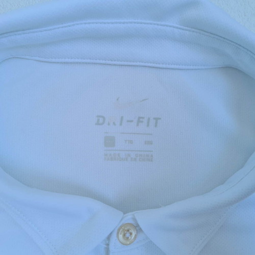 Nike Court Dri-Fit men's tennis polo shirt XXL, white, short sleeve