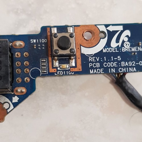 Power Button Board Samsung used with cable for NP-R530, R780