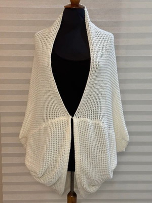 Regalinas cardigan like new, white-cream, size S