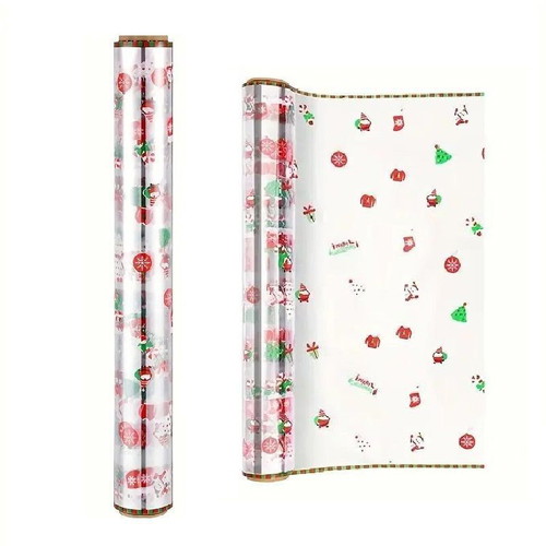 Wrapping cellophane with Christmas designs 10 meters new
