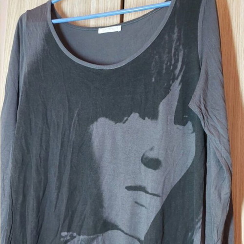 Promod long blouse like new, size M/L, black and gray