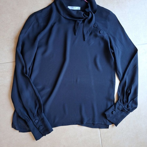 Mango blouse blue, like new, size XS