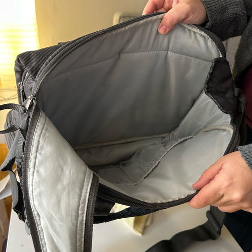 Inglesina Changing Bag anthracite new with insulated bottle holders