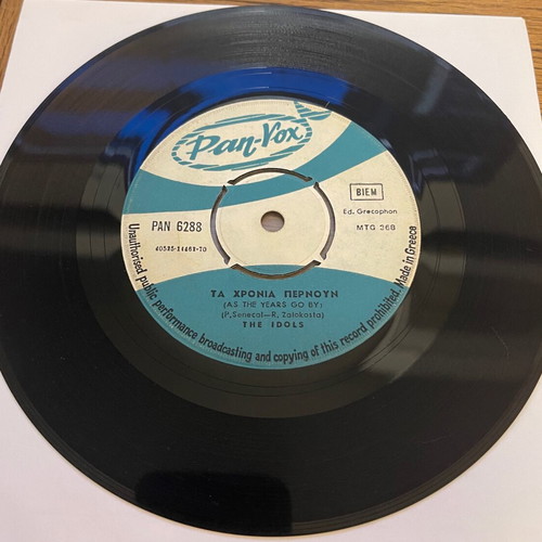 The Idols Ta Chronia Pernoun / Na Kratiso Tin Nyhta 45 used