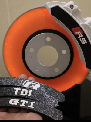 BrakeGlow 3D φωτιζόμενο διακοσμητικό δισκόφρενο αυτοκινήτου με LED καινούργιο