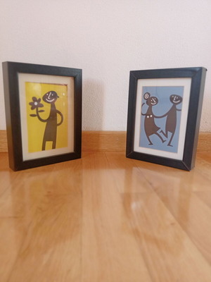 Σετ κορνίζες μίνιμαλ μεταχειρισμένο 20 x 16 cm