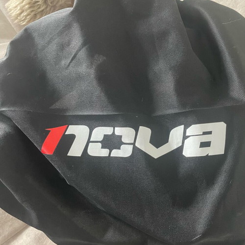 Motorcycle helmet nova like new, size M, with two visors and case