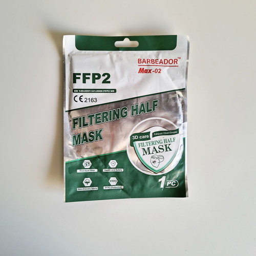 Barbeador face masks pack of 10, new, FFP2 & FFP3
