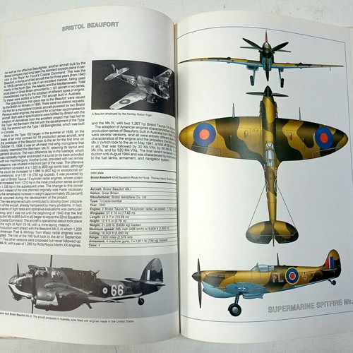 Combat Aircraft of World War II 1940-1941 poster book like new