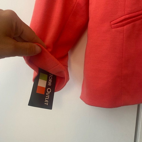 Blazer new, size 38, coral color