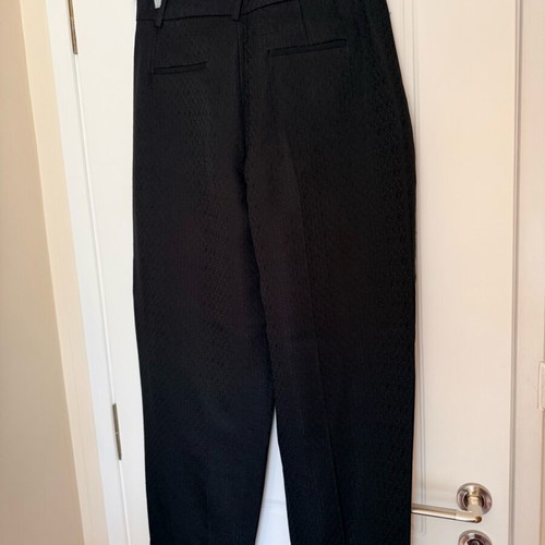 Zara pants black new jacquard type size M