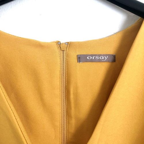 Orsay Midi Dress mustard yellow, new, size 42 Large