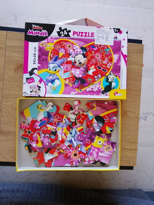 Disney Junior Minnie Mouse Puzzle 24 Pieces like new, 50x35 cm