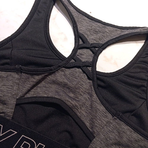Sports bra used, size XS, gray with black