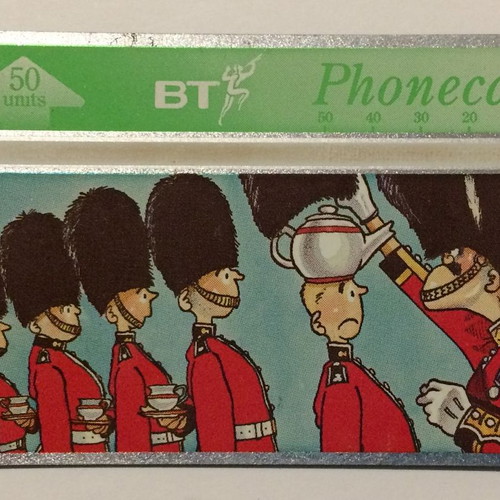 England Time for tea phonecard used, magnetic BT phonecard