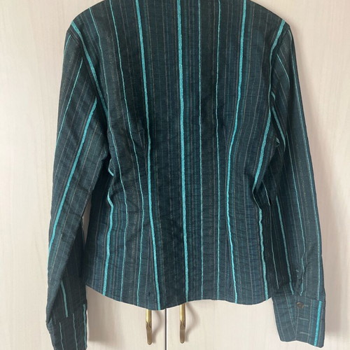 Chaton women's shirt like new, green and turquoise, size XS