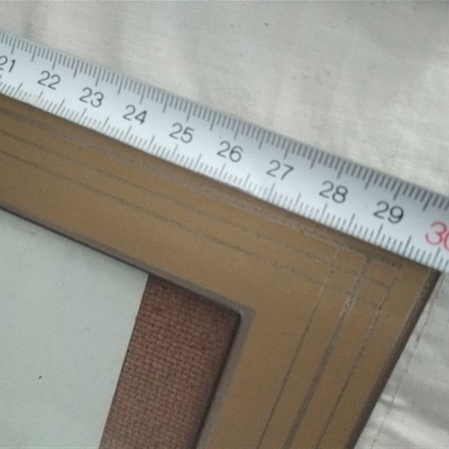 Metal photo frames used, pack of 2 large