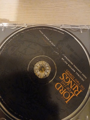Lord of the Rings The Two Towers soundtrack CD
