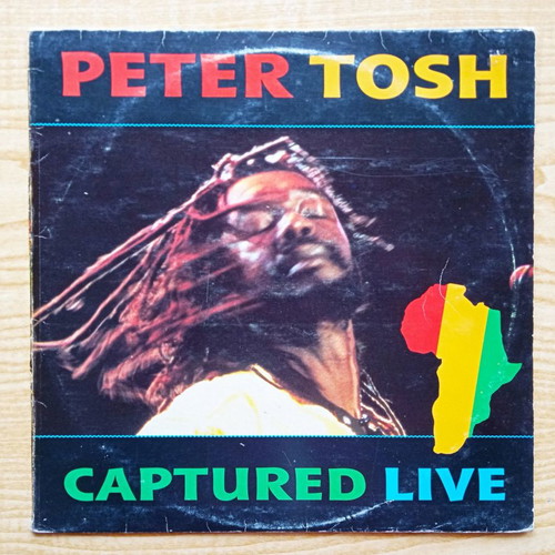 Peter Tosh Captured Live 1984 vinyl record reggae in very good condition