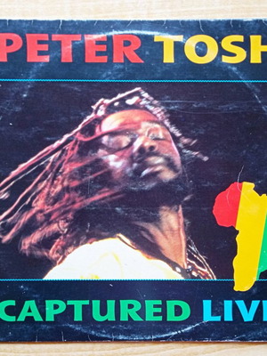 Peter Tosh Captured Live 1984 vinyl record reggae in very good condition