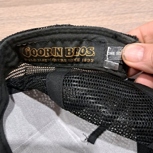 Goorin Bros men's sports cap like new, black, size XL