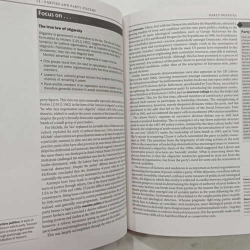 Politics book used, Macmillan Foundations, Andrew Heywood